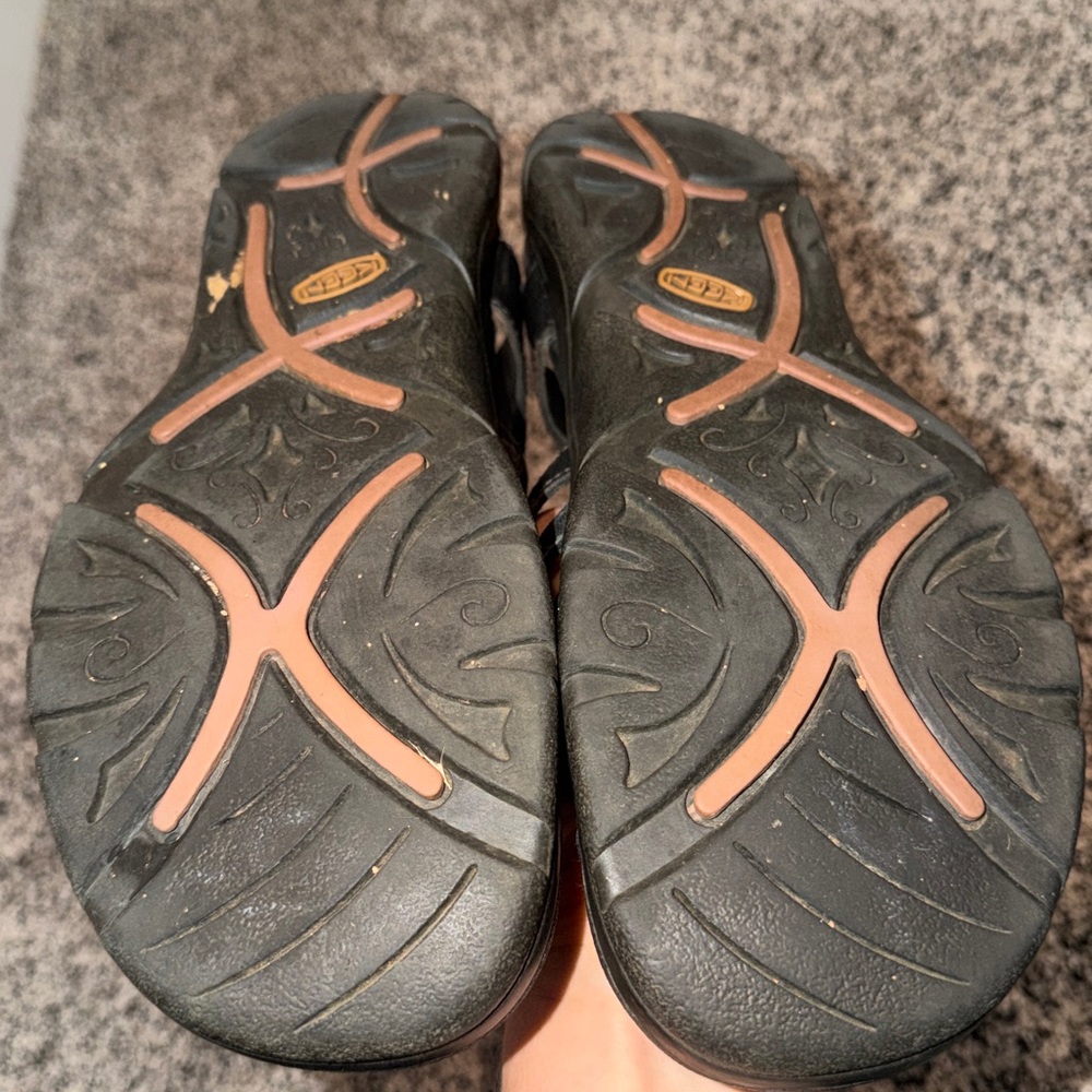 Keen Sandals Black Karlie Strappy Leather Women’s Size 10.5 - Picture 5 of 8